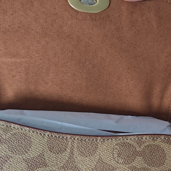 Elegant Brown and Tan Crossbody Bag